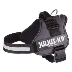 0 M/L: 58-76 cm borstomvang - JULIUS-K9® Classic Hondentuig - Antraciet