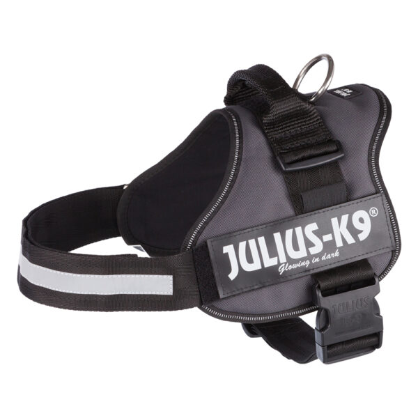 0 M/L: 58-76 cm borstomvang - JULIUS-K9® Classic Hondentuig - Antraciet