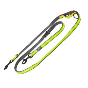 ArmoredTech Dog Control Hondenlijn, Neongroen - 220 cm lang, 25 mm breed