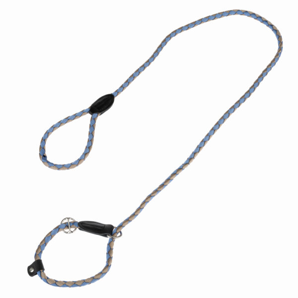 Blauw/Zilver TIAKI Retrieverlijn Twist 170 cm Ø 12 mm