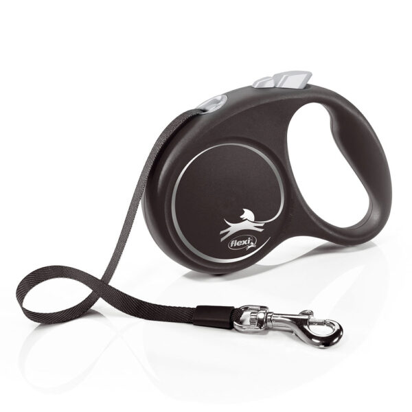 Flexi Black Design Rollijn Tape Zwart S, 5m Hond