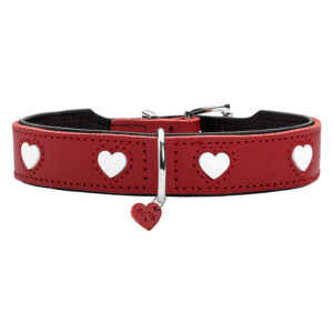 HUNTER Halsband Love, rood 60: 47-54cm Hond
