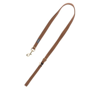 Halsband Nomad Tales Bloom, caramel - Bijpassende riem: 200 cm lang, 20 mm breed