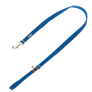 Halsband Nomad Tales Bloom, sapphire - Bijpassende riem: 200 cm lang, 20 mm breed