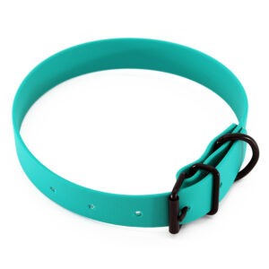 Heim Kraag BioThane, turquoise - 36 - 44 cm Halsomvang, B 25 mm