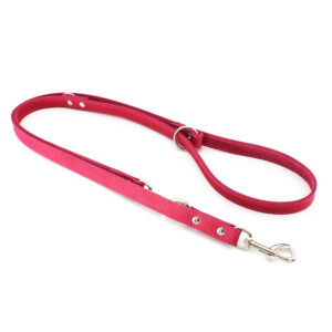 Heim verstelbare riem met decoratieve stiksels, roze - 200 cm lang, 20 mm breed