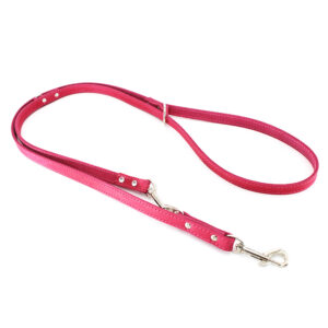 Heim verstelbare riem met decoratieve stiksels, roze - 220 cm lang, 16 mm breed