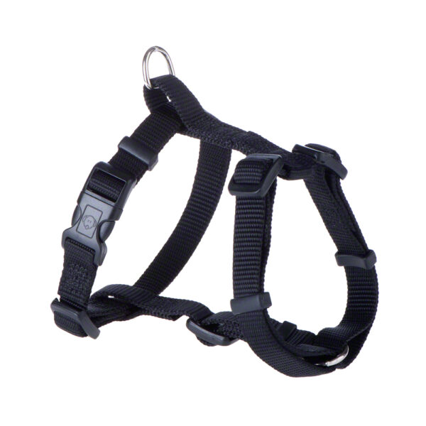 Hondentuig M - L + Lijn Ecco Sport Vario Rapid Zwart - 2 m lang/1,5 cm breed