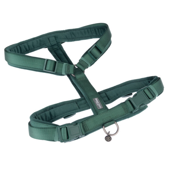 Hondentuig Nomad Tales Blush, emerald - Maat L: 60 - 91 cm Borstomvang, breedte 25 mm