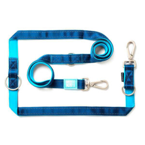 Max & Molly Multifunctionele Lijn Matrix, Blauw S 200cmx15mm Hond