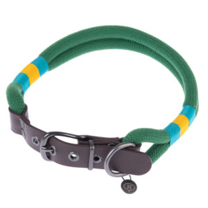 Nomad Tales Spirit Halsband, pine - Maat L: 46 - 52 cm Halsomvang, B 40 mm