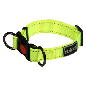 Rukka® Bliss Neon Halsband, geel XS Hond