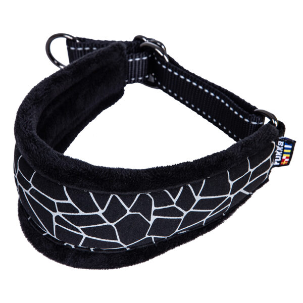 Rukka® Cube Halsband Maat L 36-45cm Halsomvang, B80mm, Zwart Hond