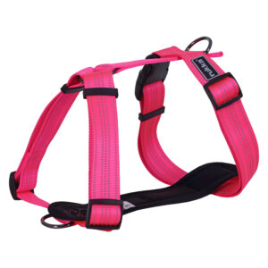 Rukka® Form Neon Harnas, roze maat L hond