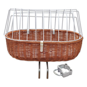 - S: L 52 x B 38 x H 39 cm - Aumüller Fietsmand met Beschermende Tralies
