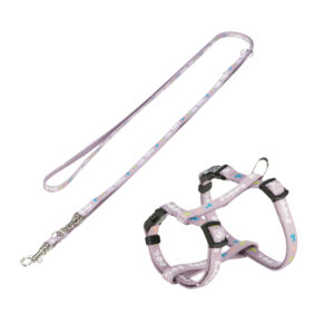 Trixie Junior Puppy Tuigje met Lijn 23-34cm/8mm, 200cm, lila