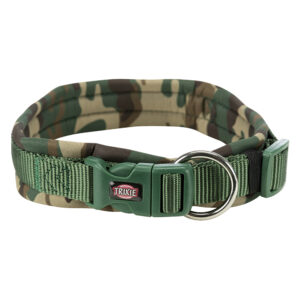 Trixie Premium Halsband Extra Brede Neopreen Voering Maat M-L 42-48cm Halsomvang B20mm