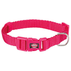 Trixie Premium Halsband, Fuchsia, 40 - 65cm, halsomvang B 25mm