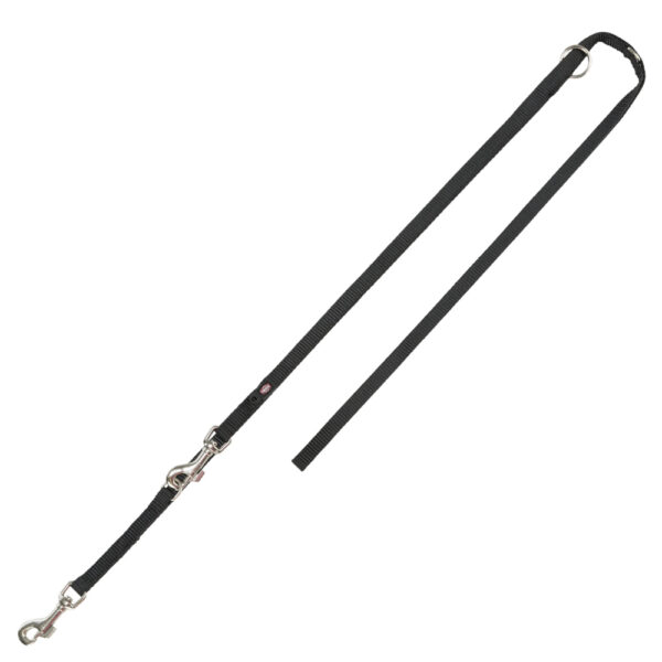 Trixie Premium Verlengriem, Zwart, XS: 2m lang / 10mm breed