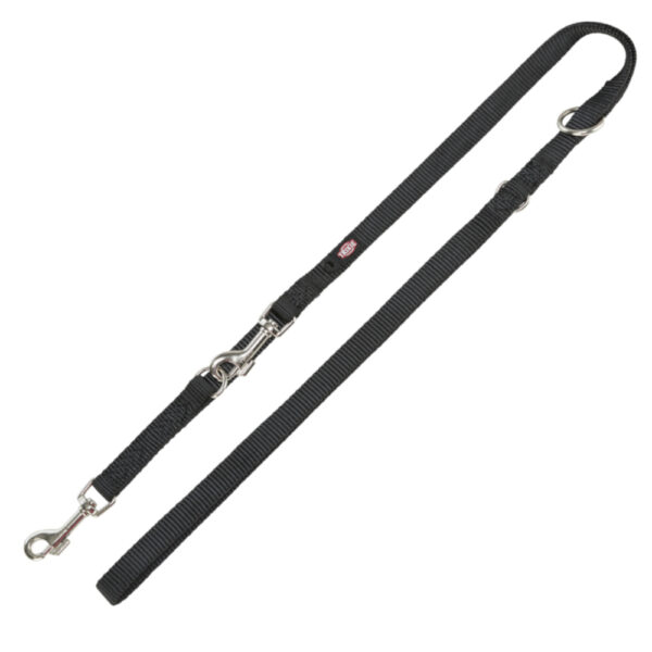 Trixie Premium Verlengriem, Zwart, XS-S: 2m lang / 15mm breed