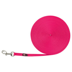 Trixie Sleeplijn extra licht - Fuchsia 15m lang/10mm breed