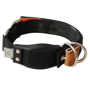 WowWow Professional Hondenhalsband met Lijn, zwart, Maat M