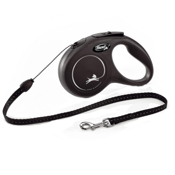 flexi New Classic Rollijn Koord S zwart, 5 m Hond