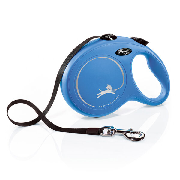 flexi New Classic Rollijn L blauw, 8m Hond