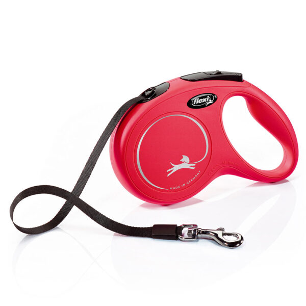 flexi New Classic Rollijn Tape M rood 5m Hond