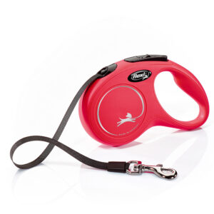 flexi New Classic Rollijn Tape S rood 5m Hond
