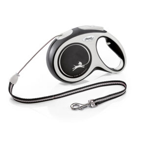 flexi New Comfort Rollijn M zwart, 8m Hond